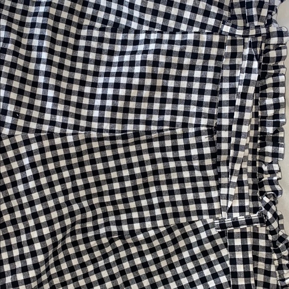 High Waisted Gingham Bow Tie Shorties - Picture 6 of 6